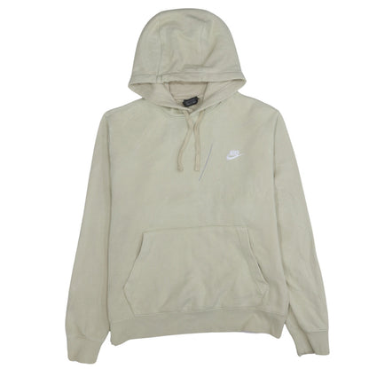Mens UK Size M Nike Beige Pullover Hoodie