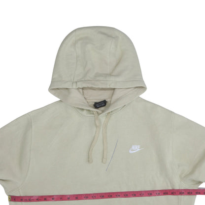 Mens UK Size M Nike Beige Pullover Hoodie