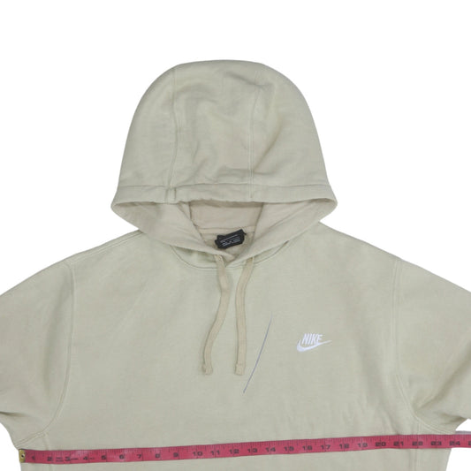 Mens UK Size M Nike Beige Pullover Hoodie