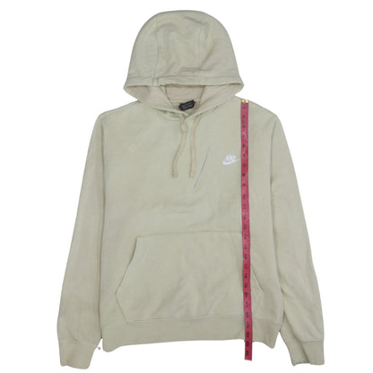 Mens UK Size M Nike Beige Pullover Hoodie