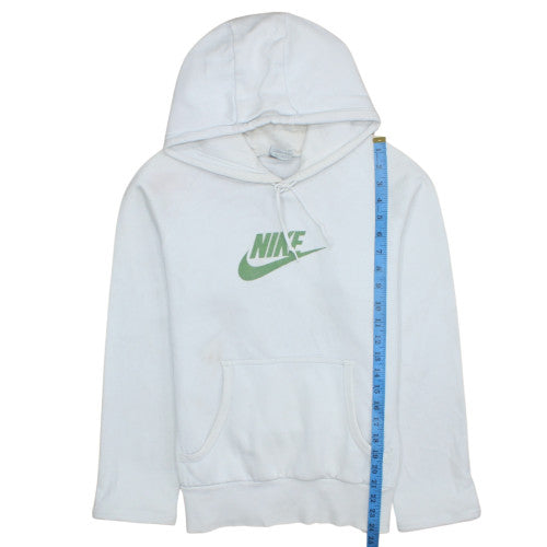 Womens UK Size XL Nike White Pullover Hoodie