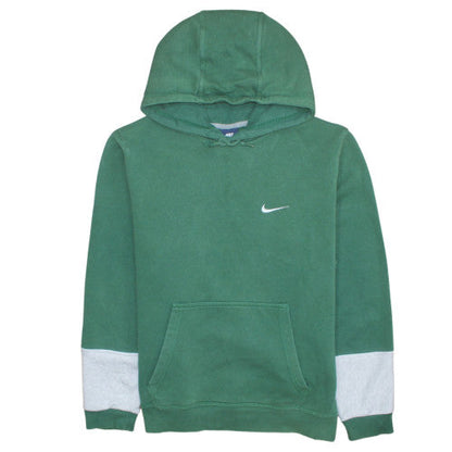 Mens UK Size L Nike Green Pullover Hoodie