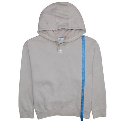 Womens UK Size 12-14 adidas Beige Pullover Hoodie