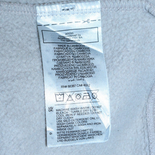 Womens UK Size 12-14 adidas Beige Pullover Hoodie