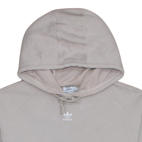 Womens UK Size 12-14 adidas Beige Pullover Hoodie