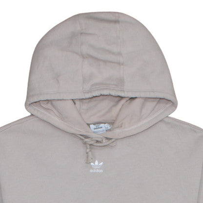 Womens UK Size 12-14 adidas Beige Pullover Hoodie