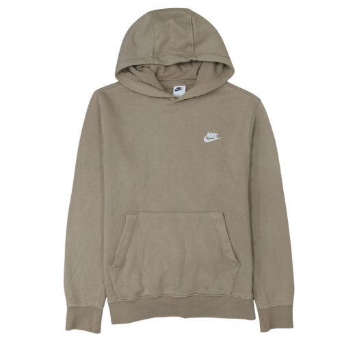 Mens UK Size M Nike Beige Pullover Hoodie