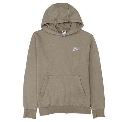 Mens UK Size M Nike Beige Pullover Hoodie