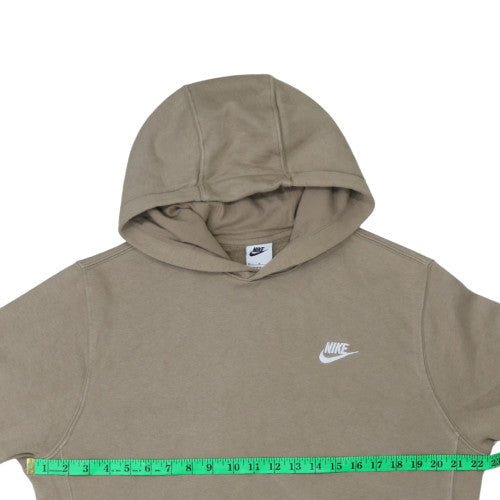 Mens UK Size M Nike Beige Pullover Hoodie
