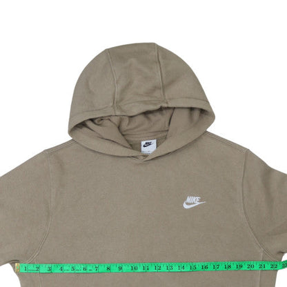 Mens UK Size M Nike Beige Pullover Hoodie