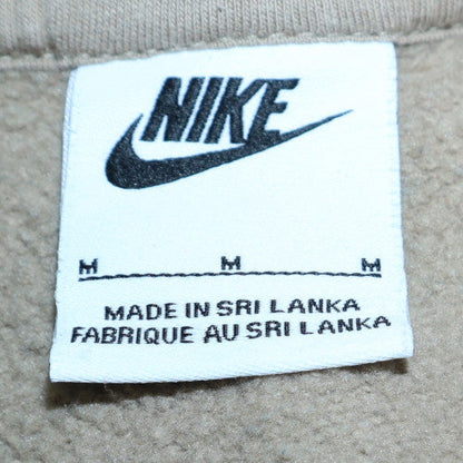 Mens UK Size M Nike Beige Pullover Hoodie