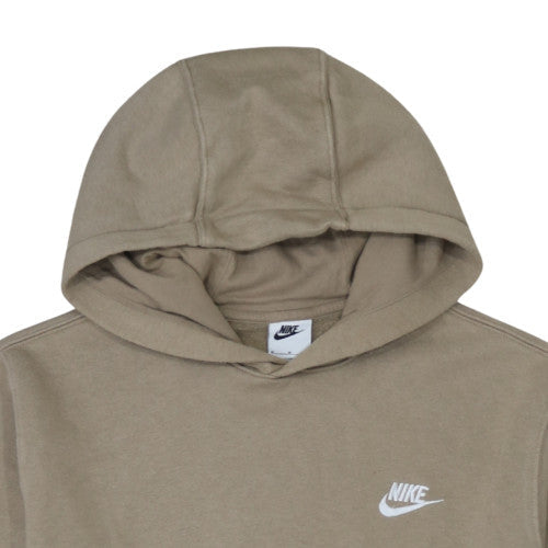 Mens UK Size M Nike Beige Pullover Hoodie