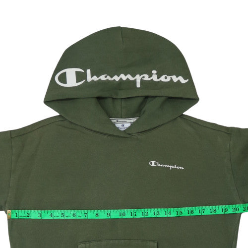 Womens UK Size M Champion Green Pullover Hoodie