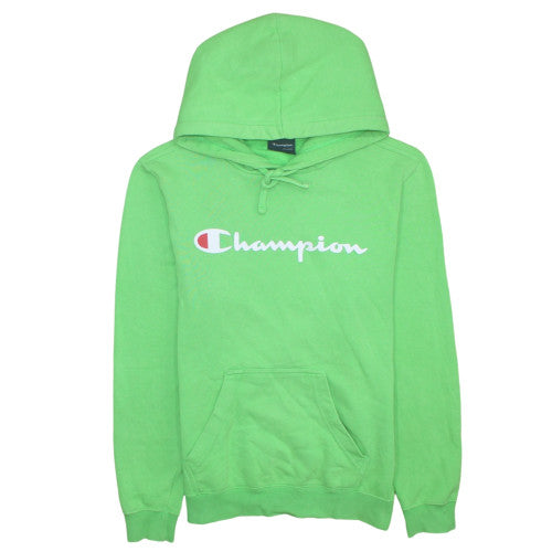 Mens UK Size S Champion Green Pullover Hoodie