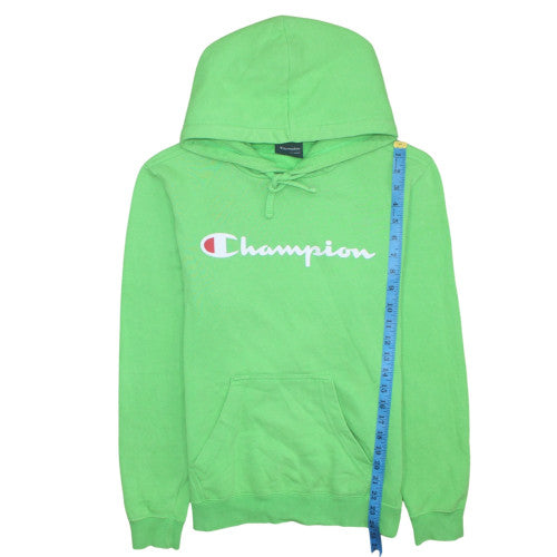 Mens UK Size S Champion Green Pullover Hoodie