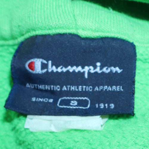 Mens UK Size S Champion Green Pullover Hoodie