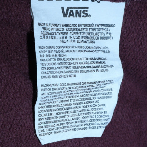 Mens UK Size XS VANS Brown Pullover Hoodie