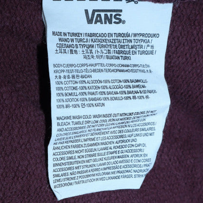 Mens UK Size XS VANS Brown Pullover Hoodie