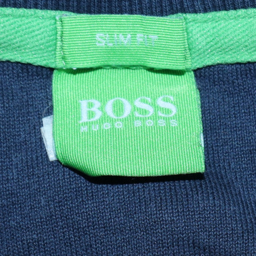 Mens UK Size M HUGO BOSS Blue Pullover Sweatshirt