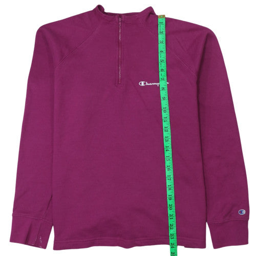 Womens UK Size L Champion Purple Pullover Sweatshirt
