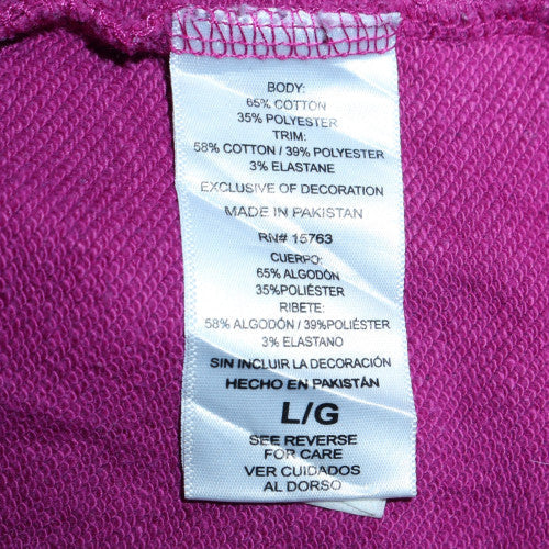 Womens UK Size L Champion Purple Pullover Sweatshirt