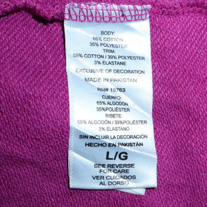Womens UK Size L Champion Purple Pullover Sweatshirt