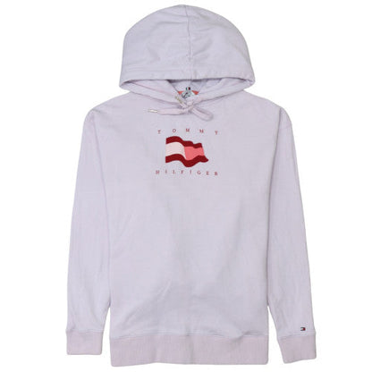 Womens UK Size S Tommy Hilfiger White Pullover Hoodie