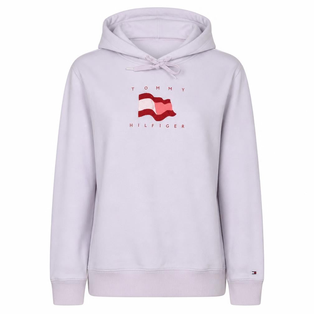 Womens UK Size S Tommy Hilfiger White Pullover Hoodie