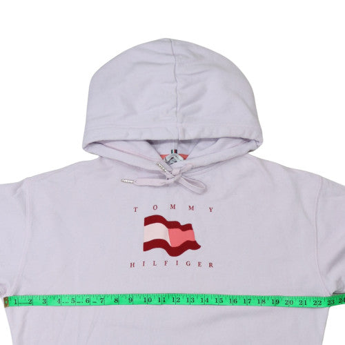 Womens UK Size S Tommy Hilfiger White Pullover Hoodie