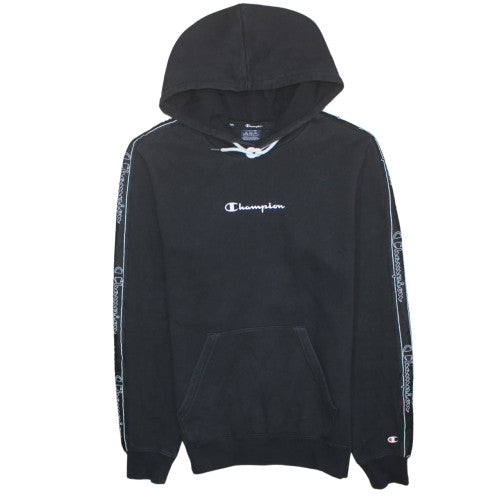 Mens UK Size M Champion Black Pullover Hoodie