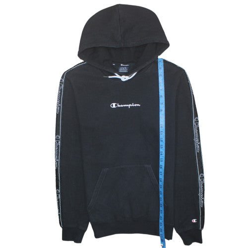 Mens UK Size M Champion Black Pullover Hoodie