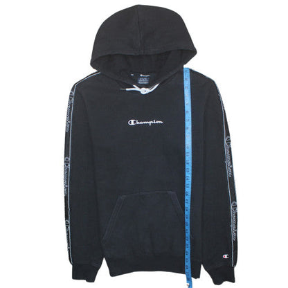 Mens UK Size M Champion Black Pullover Hoodie