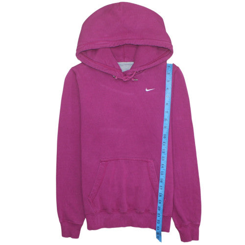 Womens UK Size S Nike Pink Pullover Hoodie