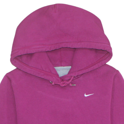 Womens UK Size S Nike Pink Pullover Hoodie