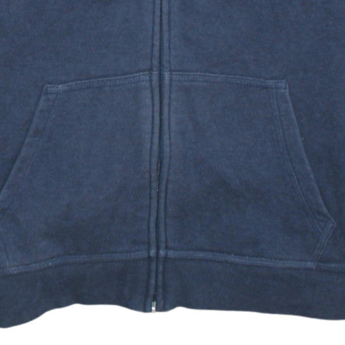 Nike Boys Blue Full Zip Hoodie 13-15 Years Fleece Casual Sweatshirt