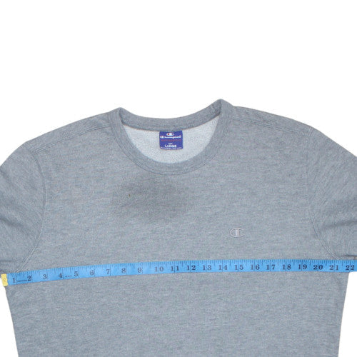 Mens UK Size L Champion Grey Pullover Sweatshirt