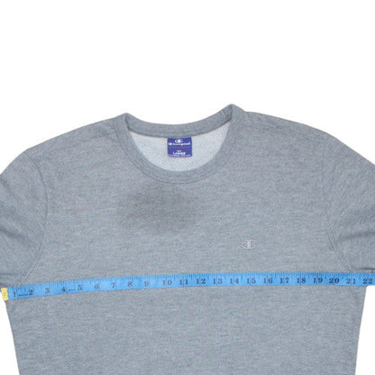 Mens UK Size L Champion Grey Pullover Sweatshirt