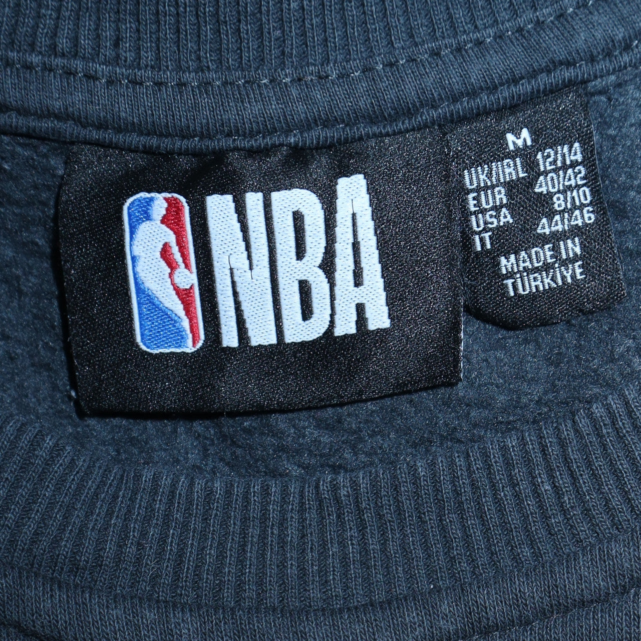 Womens UK Size 14 NBA Black Pullover Sweatshirt