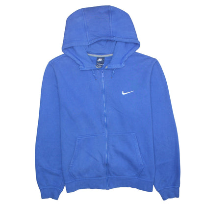 Mens UK Size XL Nike Blue Full Zip Hoodie