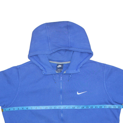 Mens UK Size XL Nike Blue Full Zip Hoodie