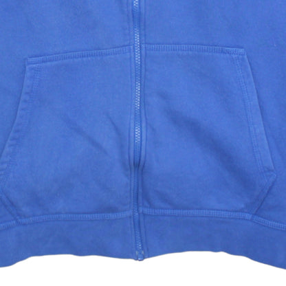 Mens UK Size XL Nike Blue Full Zip Hoodie