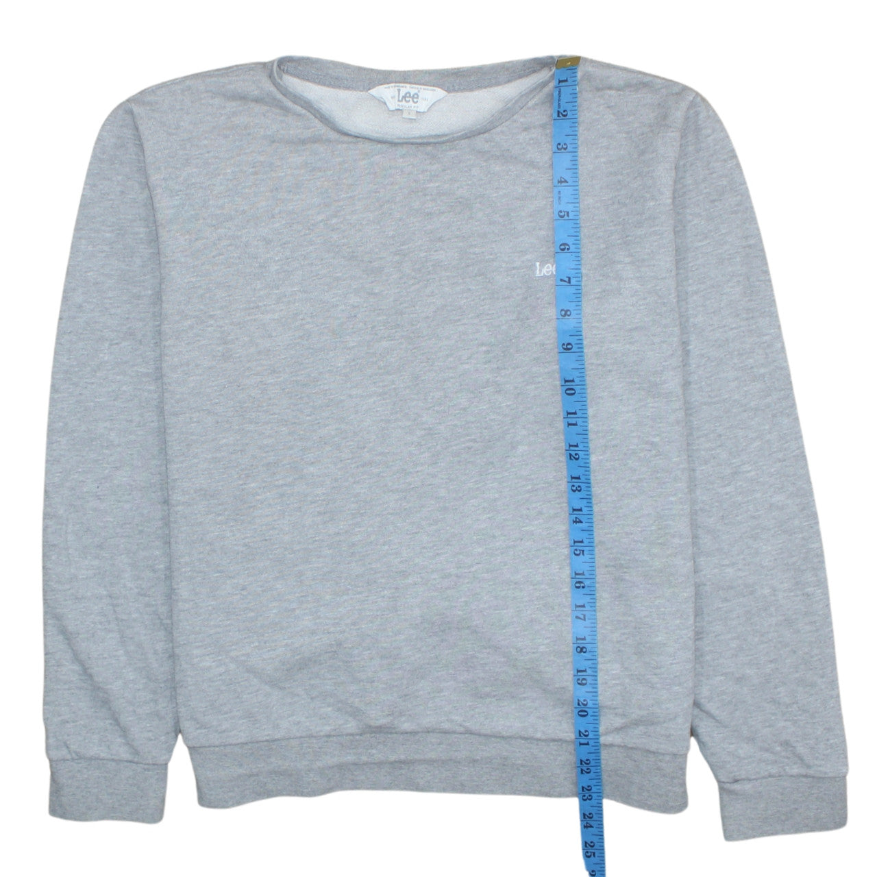 Mens UK Size L Lee Grey Pullover Sweatshirt