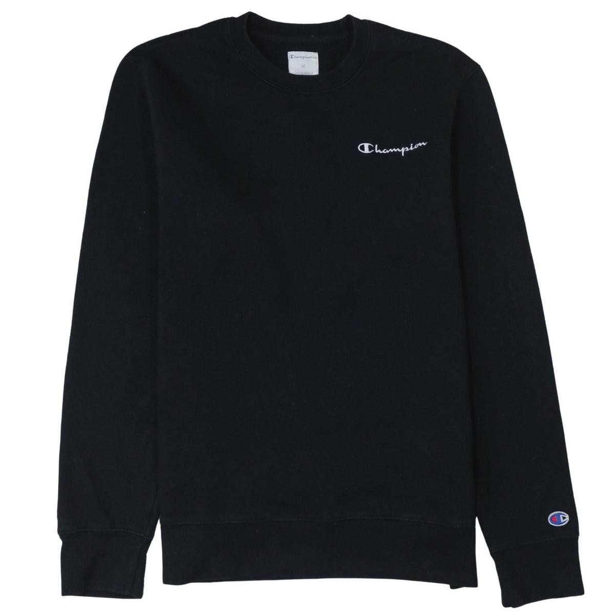 Mens UK Size M Champion Black Pullover Sweatshirt