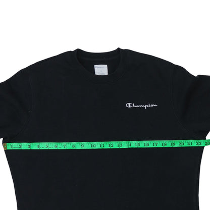 Mens UK Size M Champion Black Pullover Sweatshirt