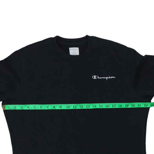 Mens UK Size M Champion Black Pullover Sweatshirt