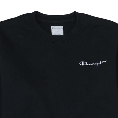 Mens UK Size M Champion Black Pullover Sweatshirt