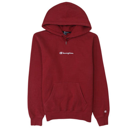 Mens UK Size S Champion Red Pullover Hoodie