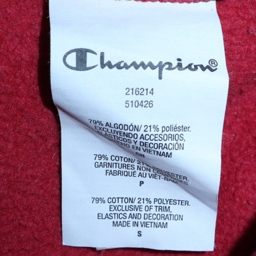 Mens UK Size S Champion Red Pullover Hoodie