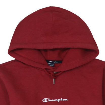 Mens UK Size S Champion Red Pullover Hoodie