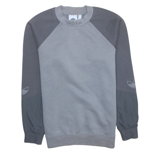 Mens UK Size S adidas Grey Pullover Sweatshirt